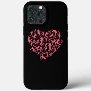 Girls Soccer Heart - Women Players iPhone 13 Pro Max Case