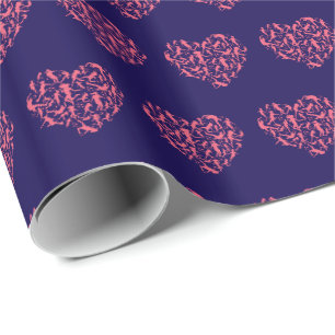 Girls Soccer Heart - Women Players Wrapping Paper
