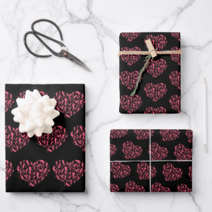 Girls Soccer Heart - Women Players Wrapping Paper Sheet