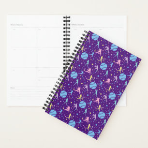 Girls Softball Player Stars Planner