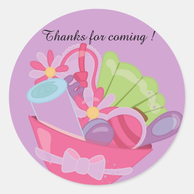 Girls Spa Stickers (Front)