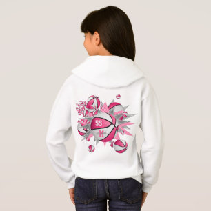 girls sports apparel pink white basketball blowout