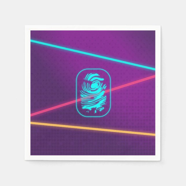 Girls Spy Party Laser Napkin (Front)