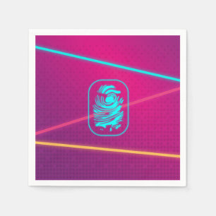 Girls Spy Party Laser Plates Napkin