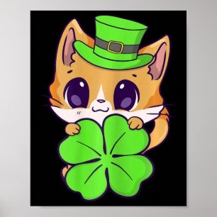 Girls St Patricks Day Happy St Catricks Day Shamro Poster