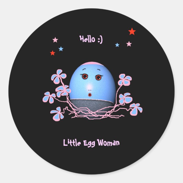 Girl's Sticker (change words) (Front)
