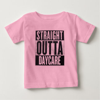 Girl's Straight Outta Daycare Funny Tee