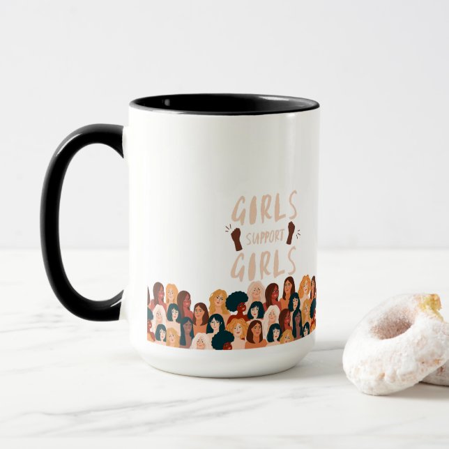 Girls support Girls Mug (With Donut)