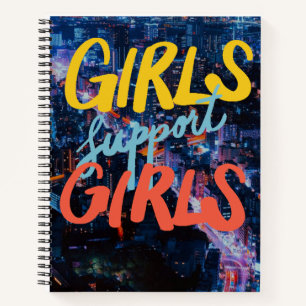 Girls support girls notebook