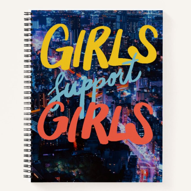 Girls support girls notebook (Front)