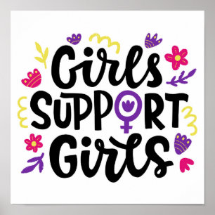 Girls Support Girls Poster