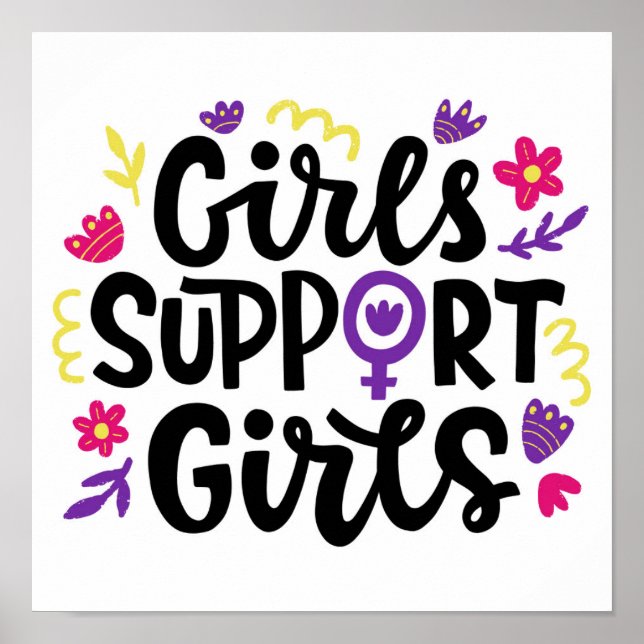 Girls Support Girls Poster (Front)