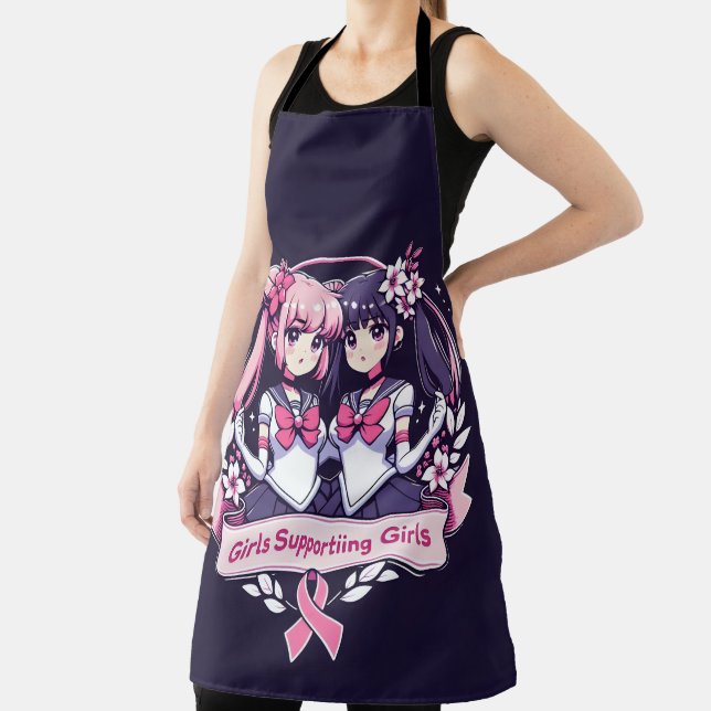 Girls Supporting girls Apron (Insitu)