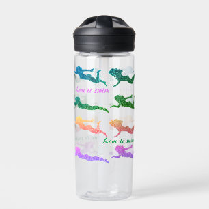 Girls Swimming Water Bottle