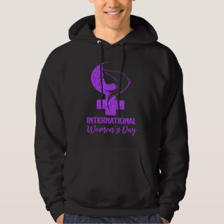 Girls Symbol International Womens Day 8th March Wo Hoodie