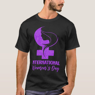 Girls Symbol International Womens Day 8th March Wo T-Shirt