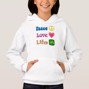 Girls' t-shirt celebrating life.