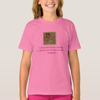 Girl's T-shirt with dance design