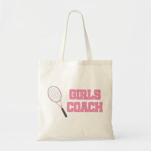 Girls Tennis Coach Gift Tote Bag