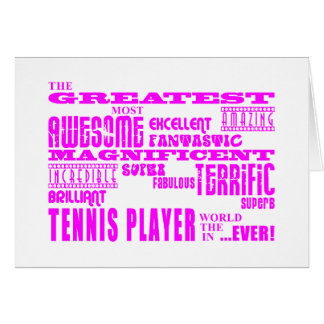 Girls Tennis : Pink Greatest Tennis Player