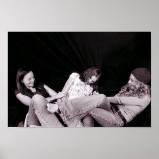 Girls tickling poster