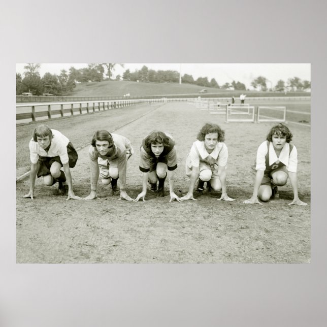 Girls Track, 1920s Poster (Front)