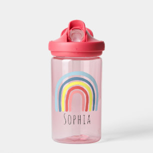 Girls Trendy & Cute Rainbow Kids School Water Bottle