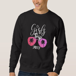 Girls Trip 2022 Friend Beaches Booze & Besties Tri Sweatshirt