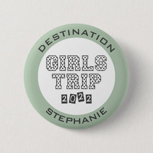 Girls Trip 2022 Girls Weekend Vacation Custom 6 Cm Round Badge