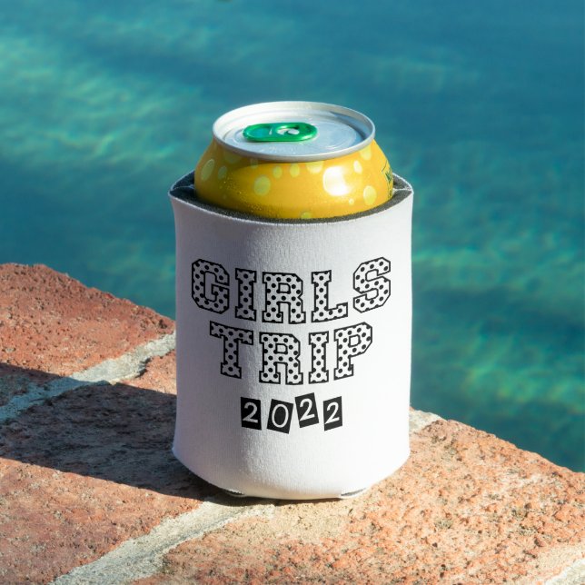 Girls Trip 2022 Girls Weekend Vacation Getaway Can Cooler (In Situ Pool)