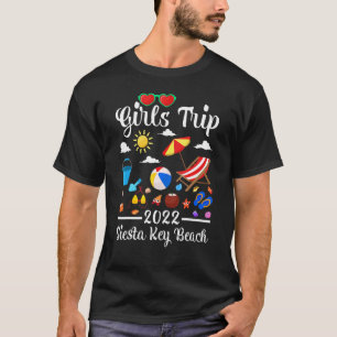 Girls Trip 2022 Summer Vacation Florida Siesta Key T-Shirt