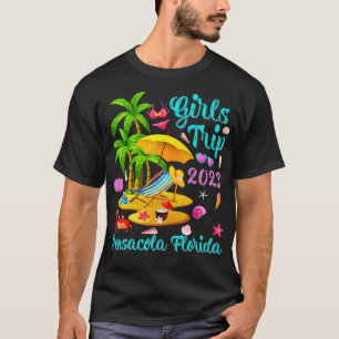 Girls Trip 2023 Beach Vacation Pensacola Florida B T-Shirt