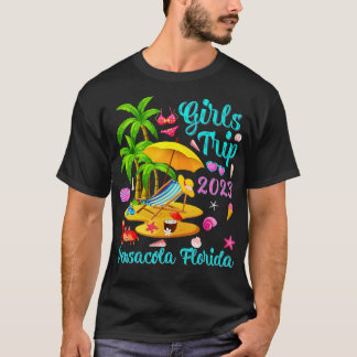 Girls Trip 2023 Beach Vacation Pensacola Florida B T-Shirt