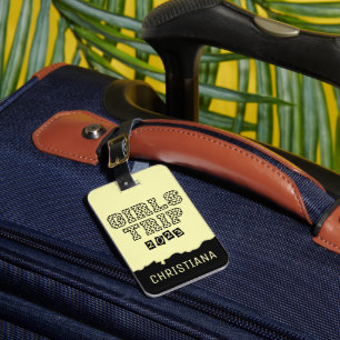 Girls Trip 2023 Girls Weekend Vacation Getaway Luggage Tag