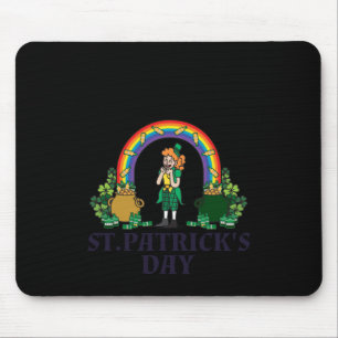 Girls Trip 2024 St. Patrick's Day Sticker Mouse Pad