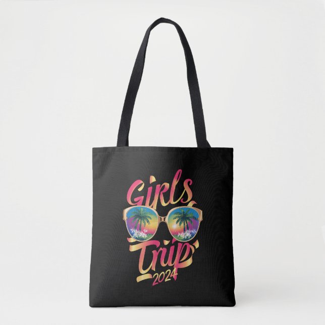 Girls Trip 2024 Weekend Summer Beach Vacation 2024 Tote Bag (Front)