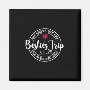 Girls Trip 2025 Besties Women Weekend Vacation Mat Magnet
