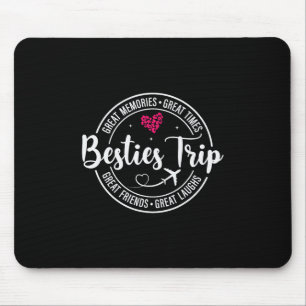 Girls Trip 2025 Besties Women Weekend Vacation Mat Mouse Pad