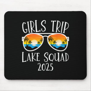 Girls Trip 2025 Lake Squad Summer Vacation Girls W Mouse Pad