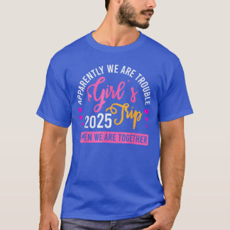 Girls Trip 2025 Summer Beach Weekend Vacation Wome T-Shirt
