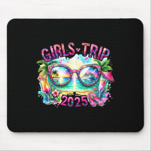 Girls Trip 2025 Summer Trip Vacation Tropical Crui Mouse Pad
