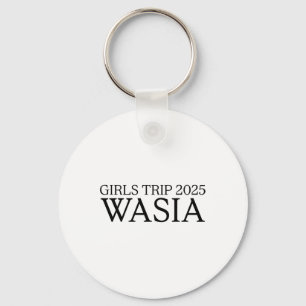 Girls Trip 2025 Wasia Summer Vacation Beach Key Ring