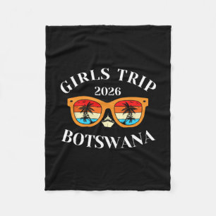 Girls Trip 2026 Botswana Cruise Vacation Travel Fleece Blanket