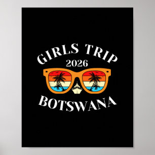 Girls Trip 2026 Botswana Cruise Vacation Travel Poster