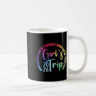 Girls trip 2026 colorful vacation matching friends coffee mug
