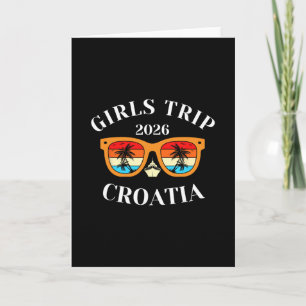 Girls Trip 2026 Croatia Cruise Vacation Travel Card