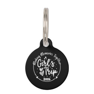 Girls Trip 2026 Cute Girls Weekend 2026 Summer Vac Pet Tag
