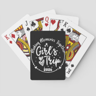 Girls Trip 2026 Cute Girls Weekend 2026 Summer Vac Playing Cards