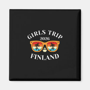 Girls Trip 2026 Finland Cruise Vacation Travel  Magnet