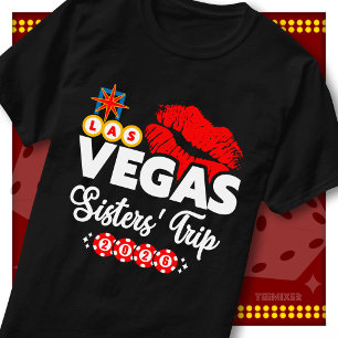 Girls Trip 2026 Las Vegas Sisters Trip Star Kiss T-Shirt